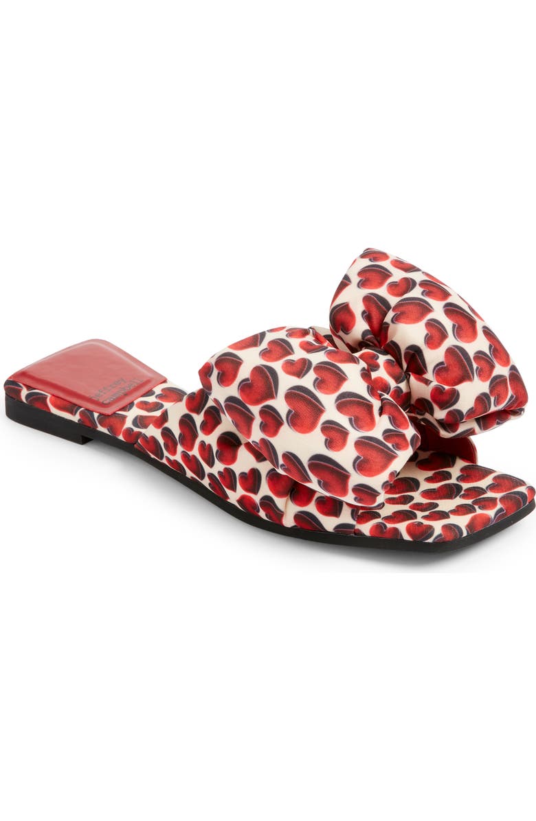 Jeffrey Campbell Sweetie Slide Sandal, Main, color, Red Hearts