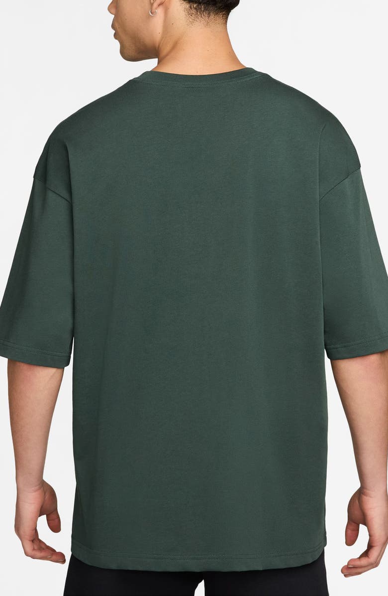 Jordan Flight Essentials Oversize Cotton T-Shirt, Alternate, color, Midnight Green