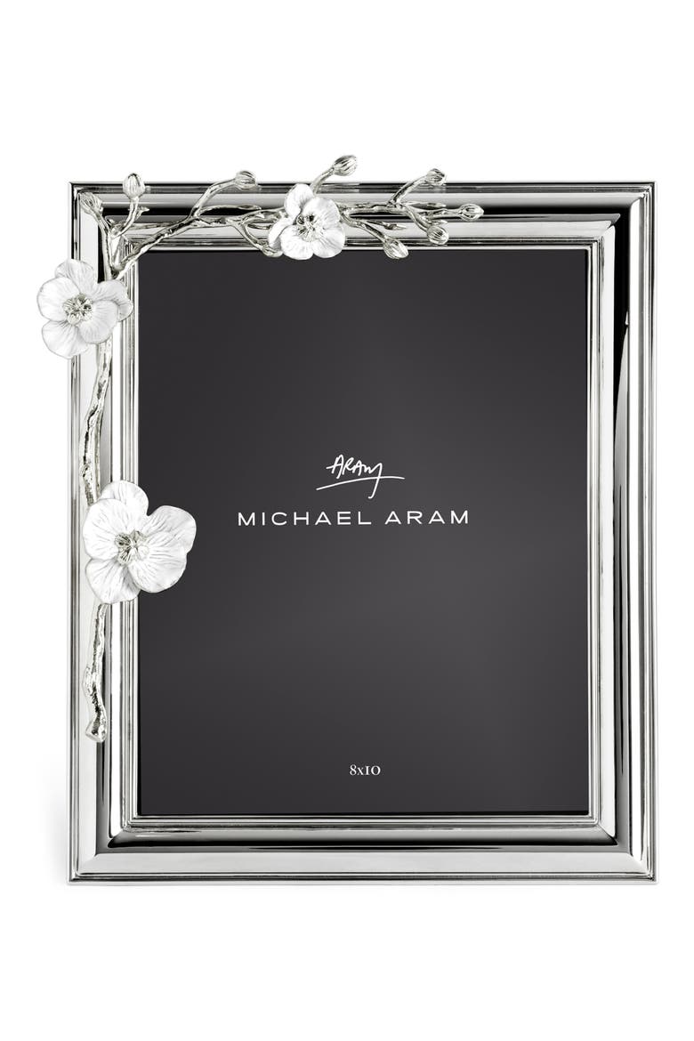 Orchid 8x10 Picture Frame, Main, color, SILVER MULTI