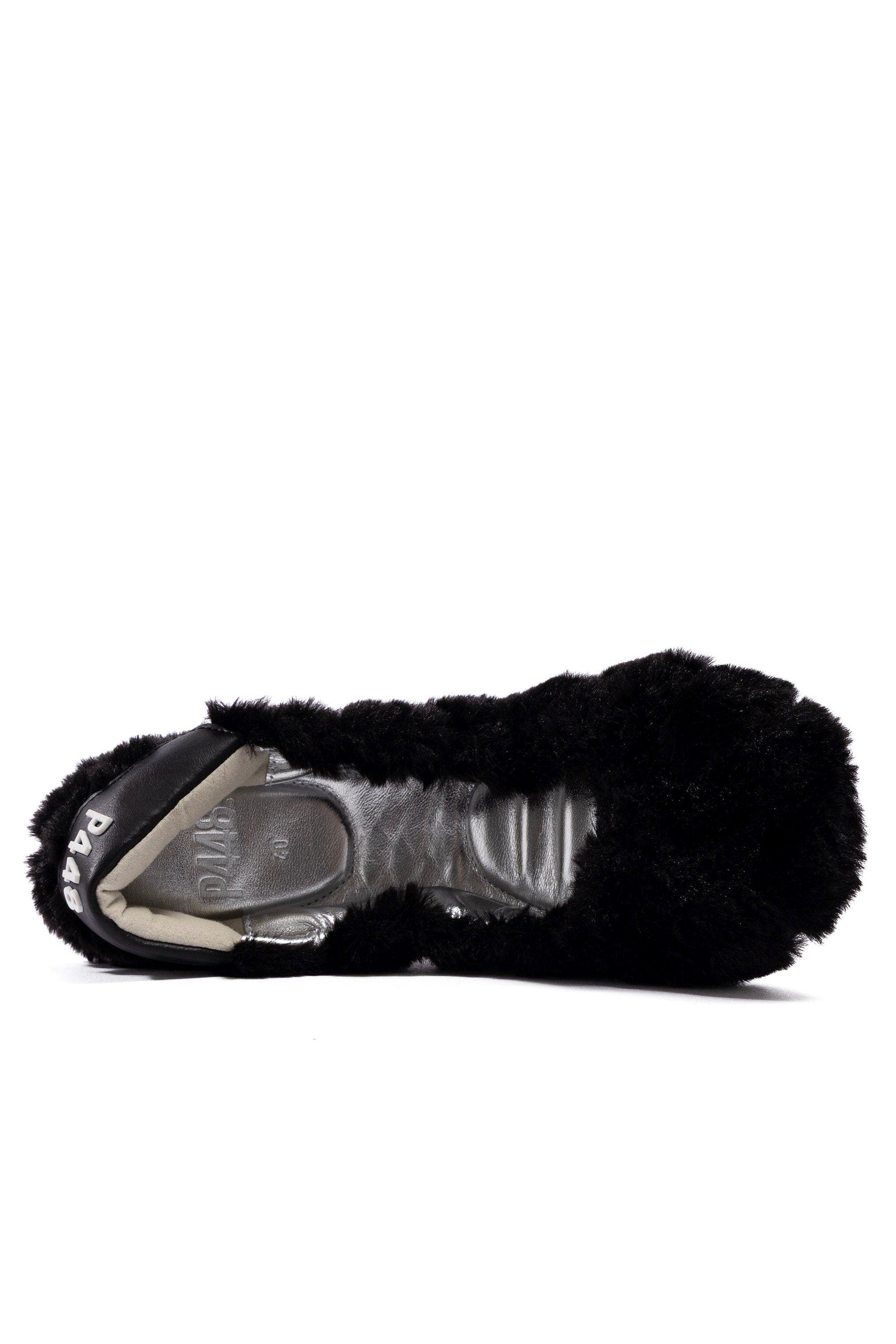 P448 Stella Teddy Ballet Flat, Alternate, color, Black