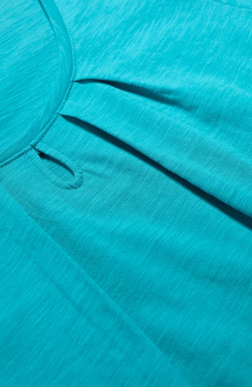 Seasalt Cornwall Appletree Keyhole T-shirt In Blue