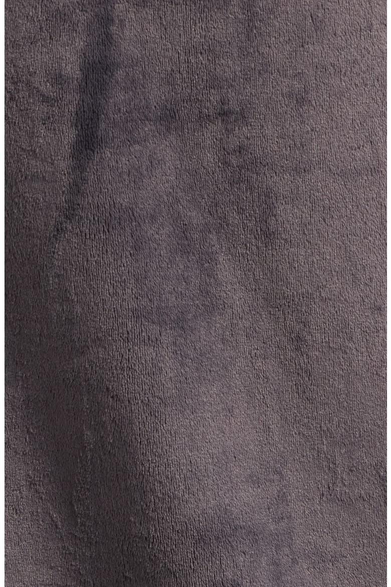Shawl Collar Plush Longline Robe, Alternate, color, GREY STONEHENGE
