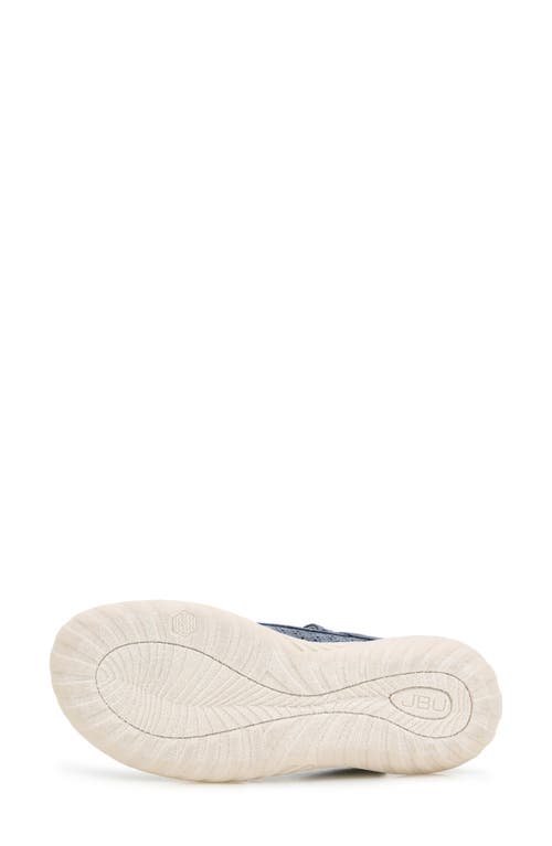 Jbu Ramy Mary Jane Flat In Navy Shimmer