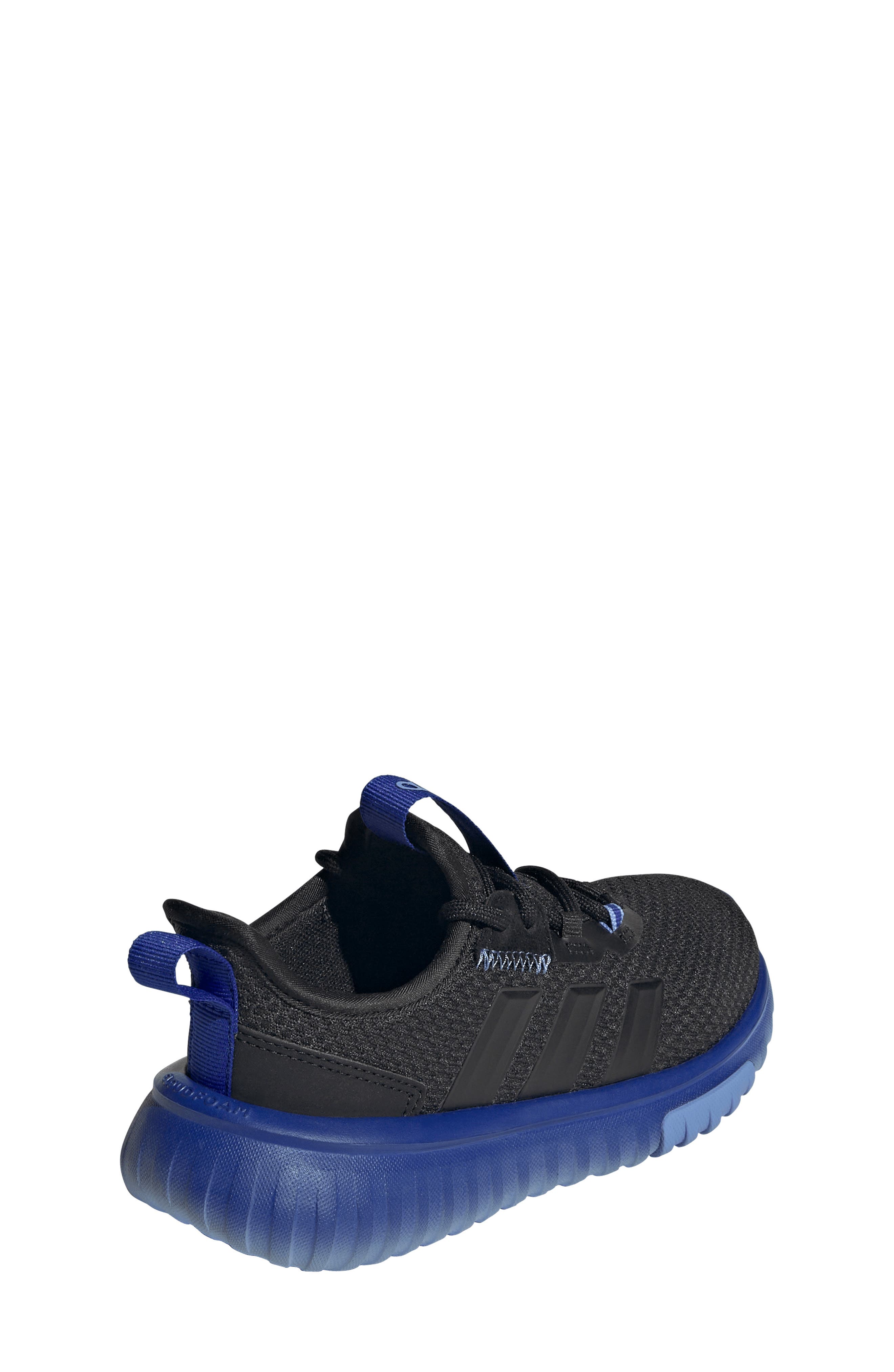 adidas Kids' Kaptir Flow 4.0 Sneaker, Alternate, color, Black/ Black/ Lucid Blue