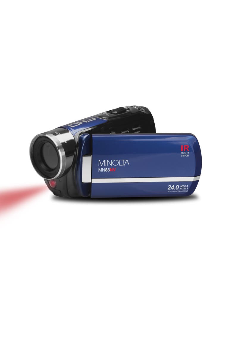 Full HD Infrared Night Vision Camcorder, Main, color, Blue