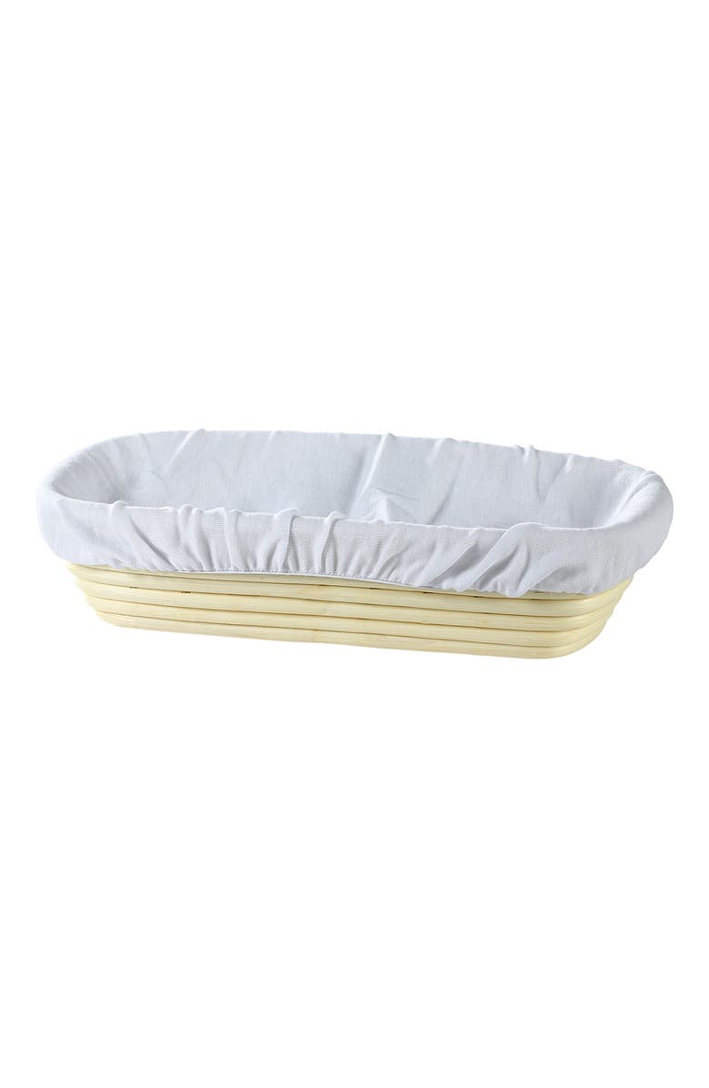 FRIELING Rectangular Brotform Liner, 100% Cotton, Main, color, White