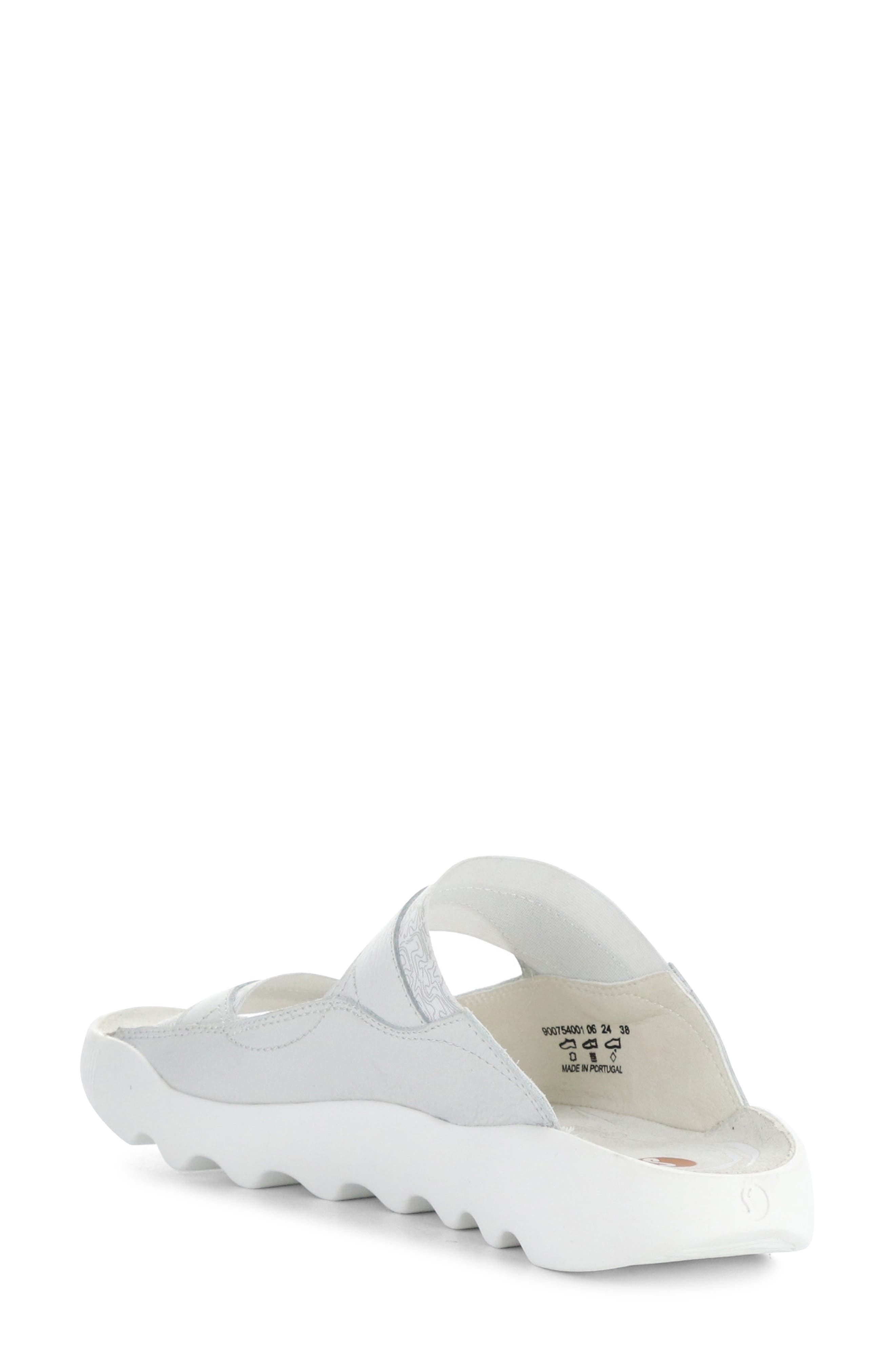 Fly London Welm Sport Sandal, Alternate, color, White Smooth Leather