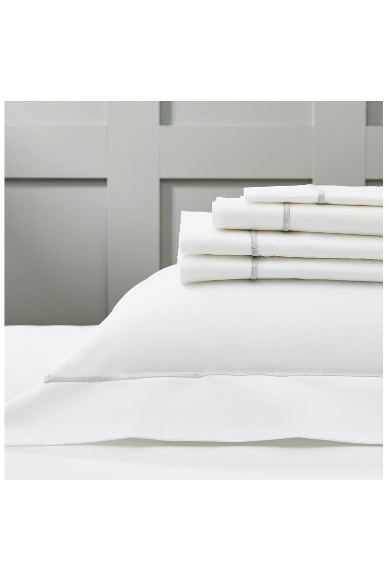 Luxury Savoy Duvet Cover, Main, color, SILVER
