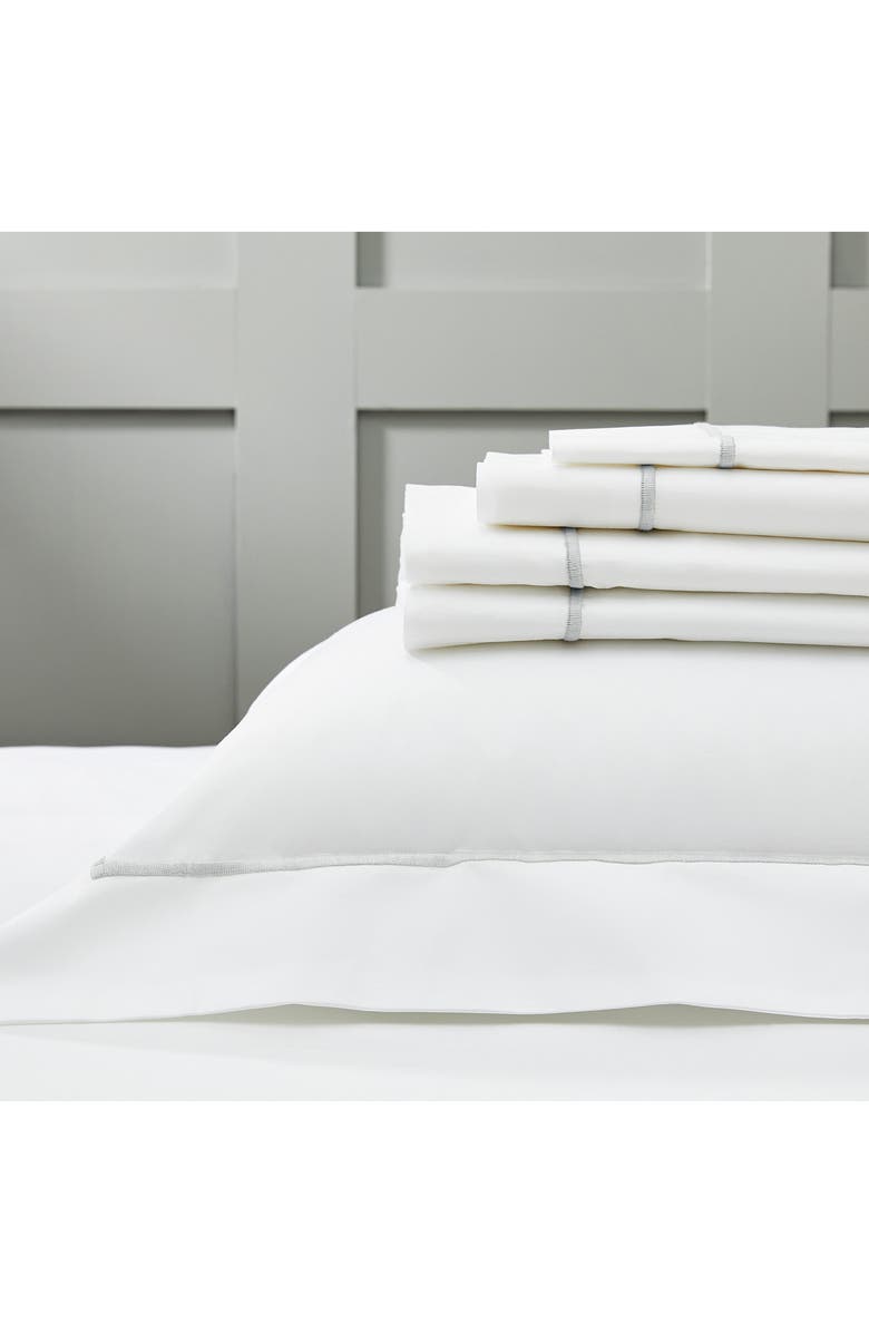 The White Company Luxury Savoy Duvet Cover, Main, color, 
