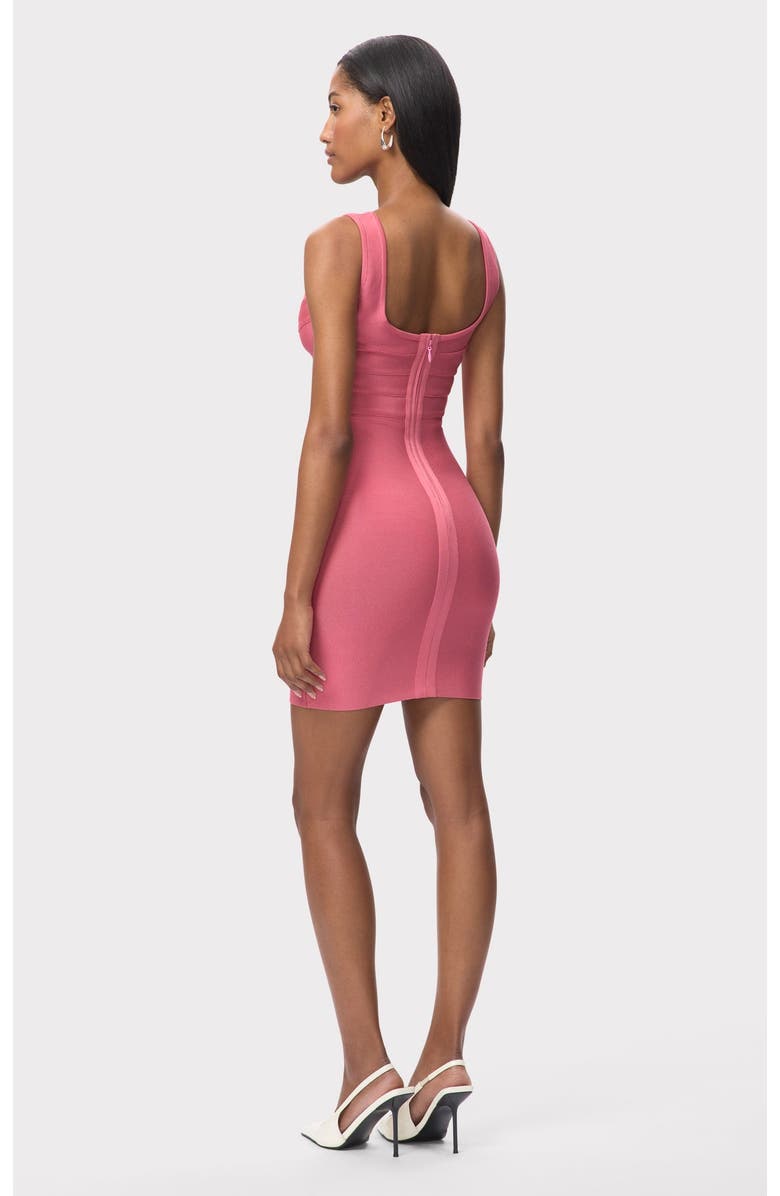 Herve Leger The Amara Dress, Alternate, color, Bubblegum