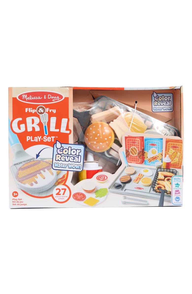 Melissa & Doug Flip & Fry Grill Playset, Main, color, 