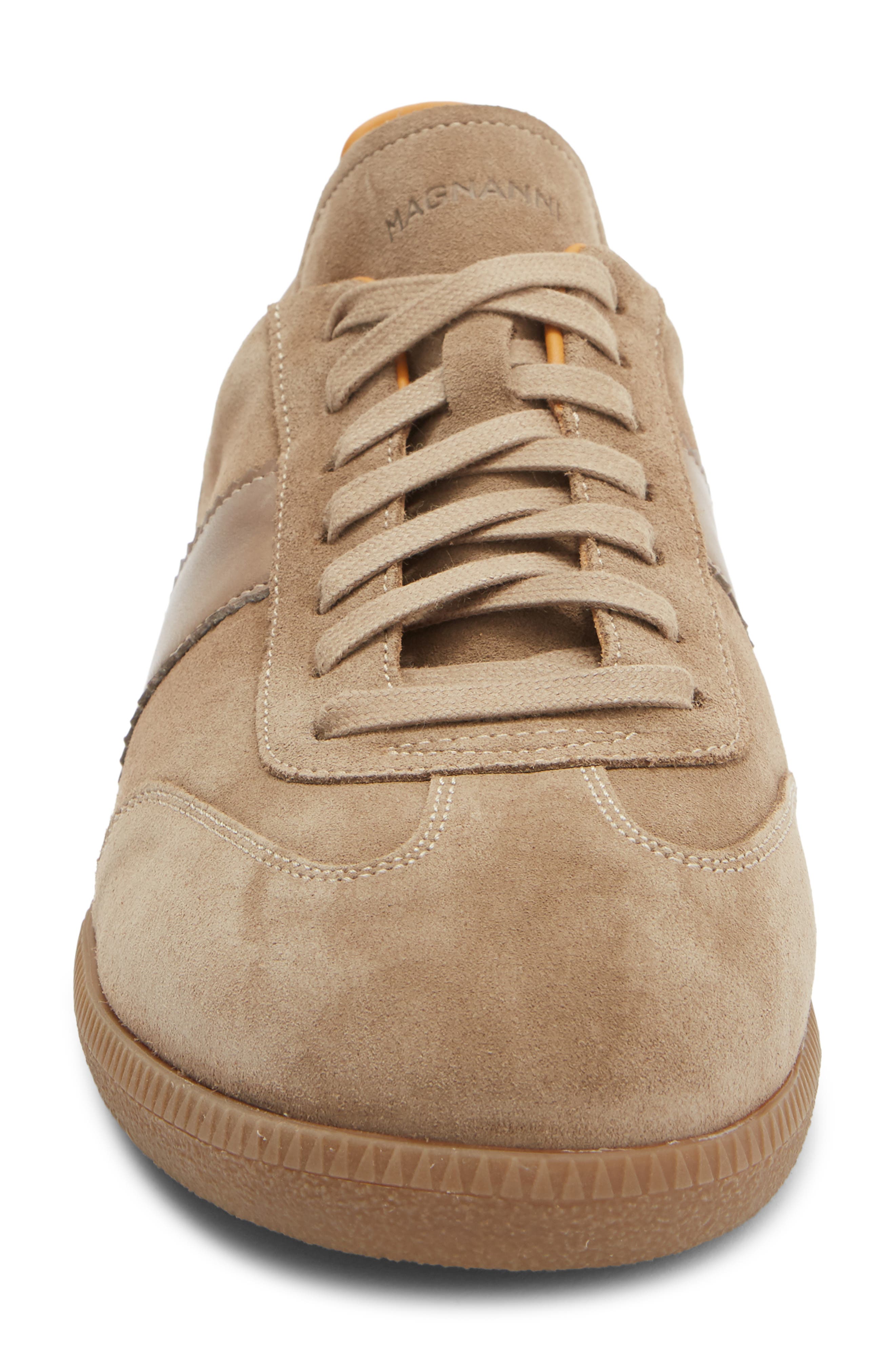 Magnanni Meta Sneaker, Alternate, color, Roccia Suede / Roccia