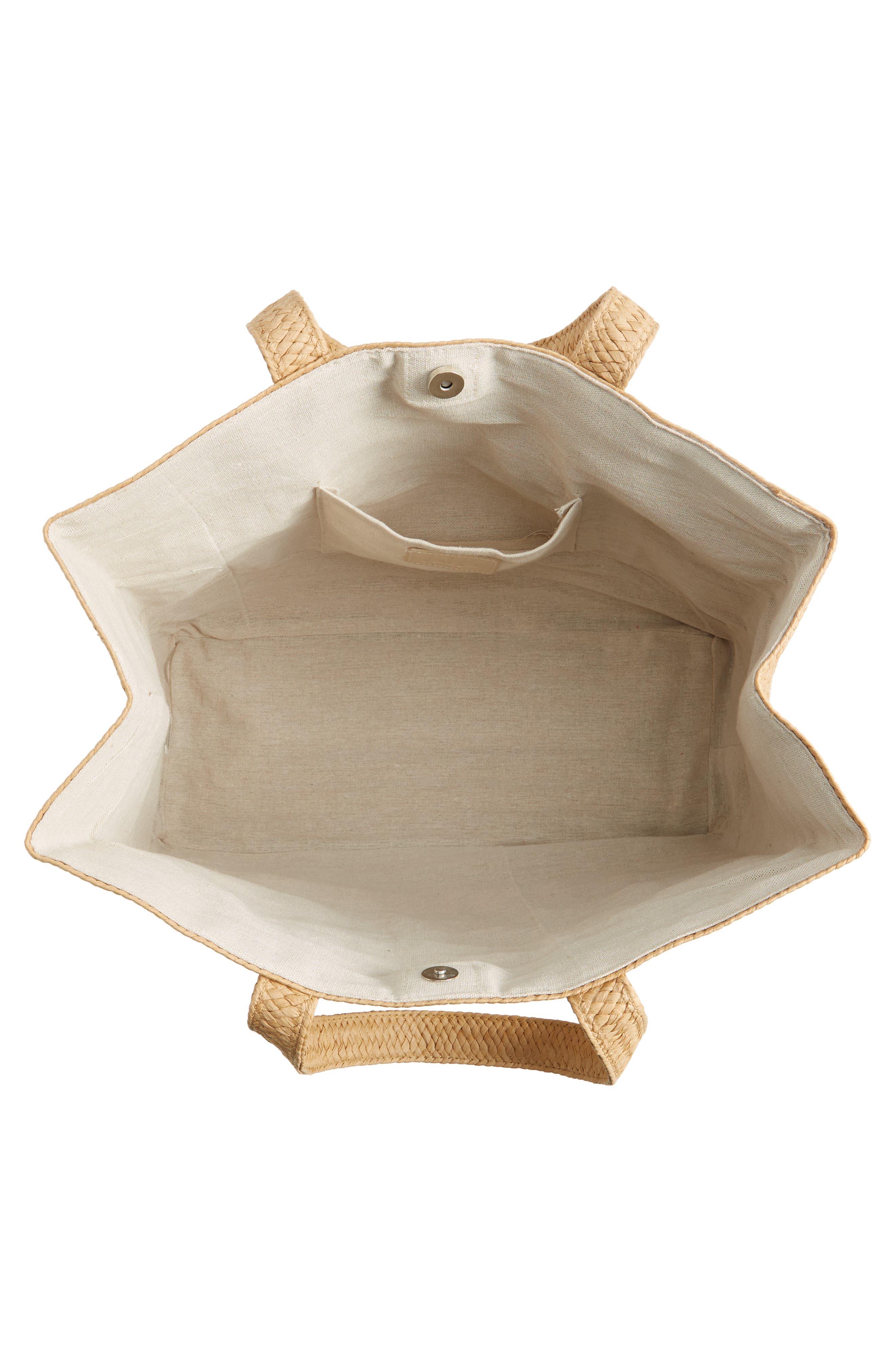 BTB Los Angeles Sunrise, Suntan, Sunset Raffia Tote, Alternate, color, 