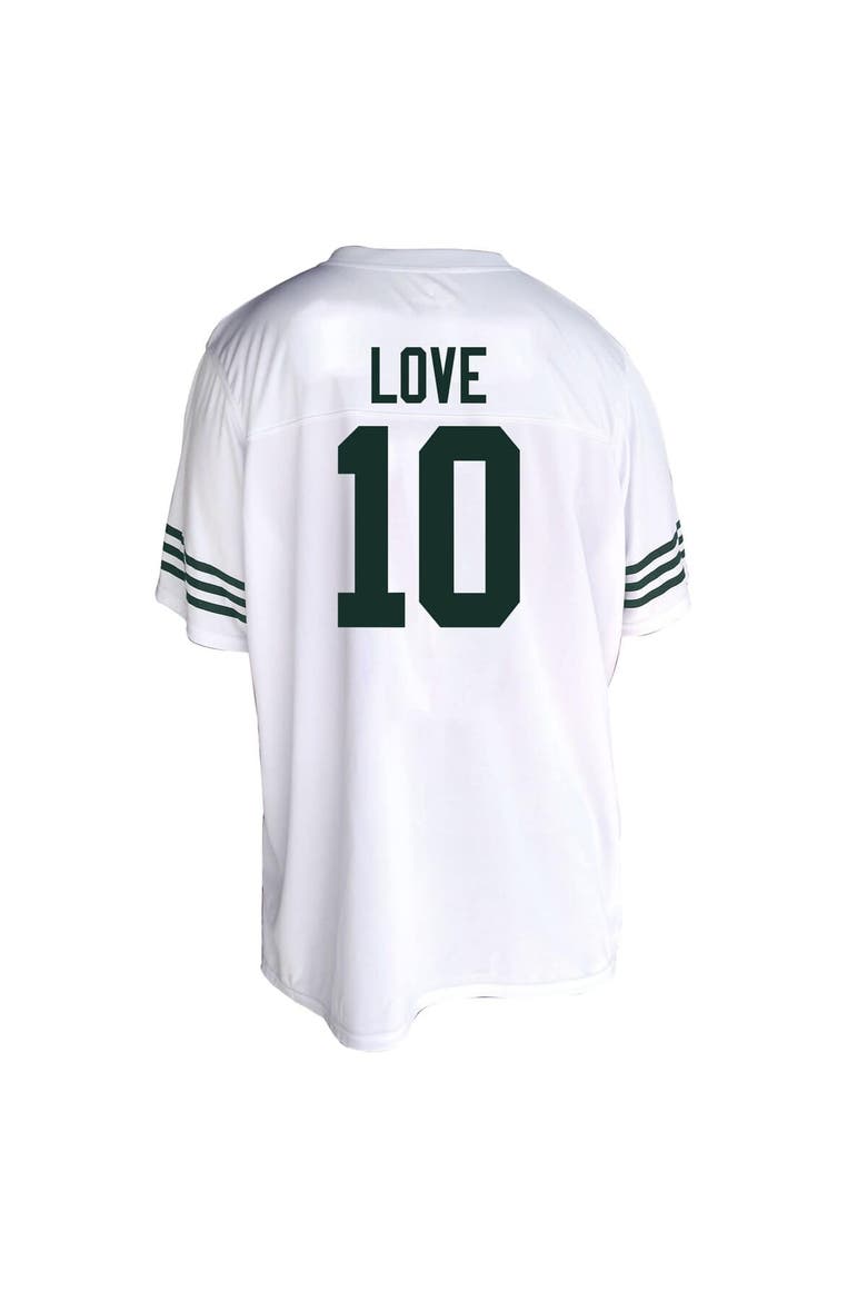 Women's Fanatics Jordan Love White Green Bay Packers Plus Size Fashion Jersey, Alternate, color, White