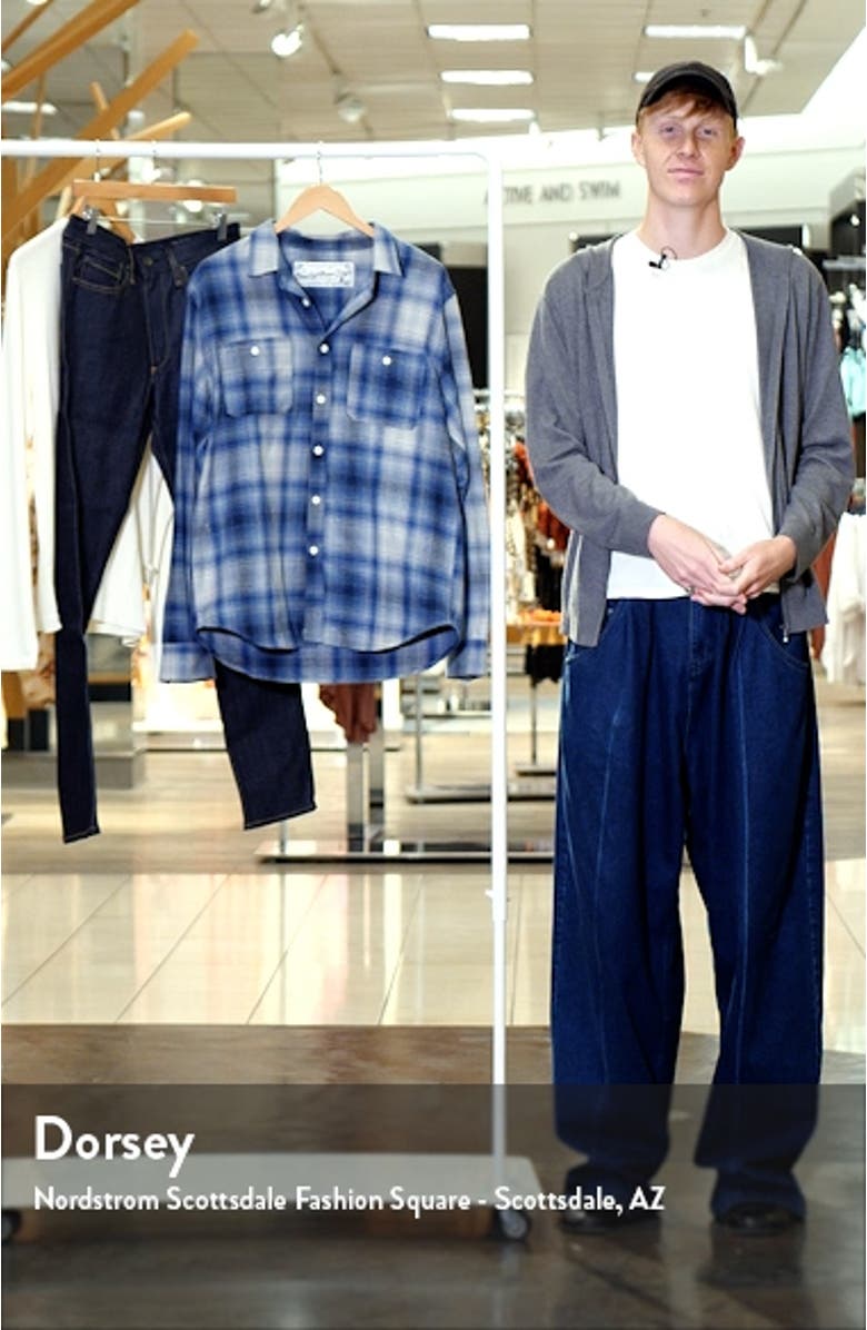 San Marcos Plaid Flannel Button-Up Shirt, sales video thumbnail