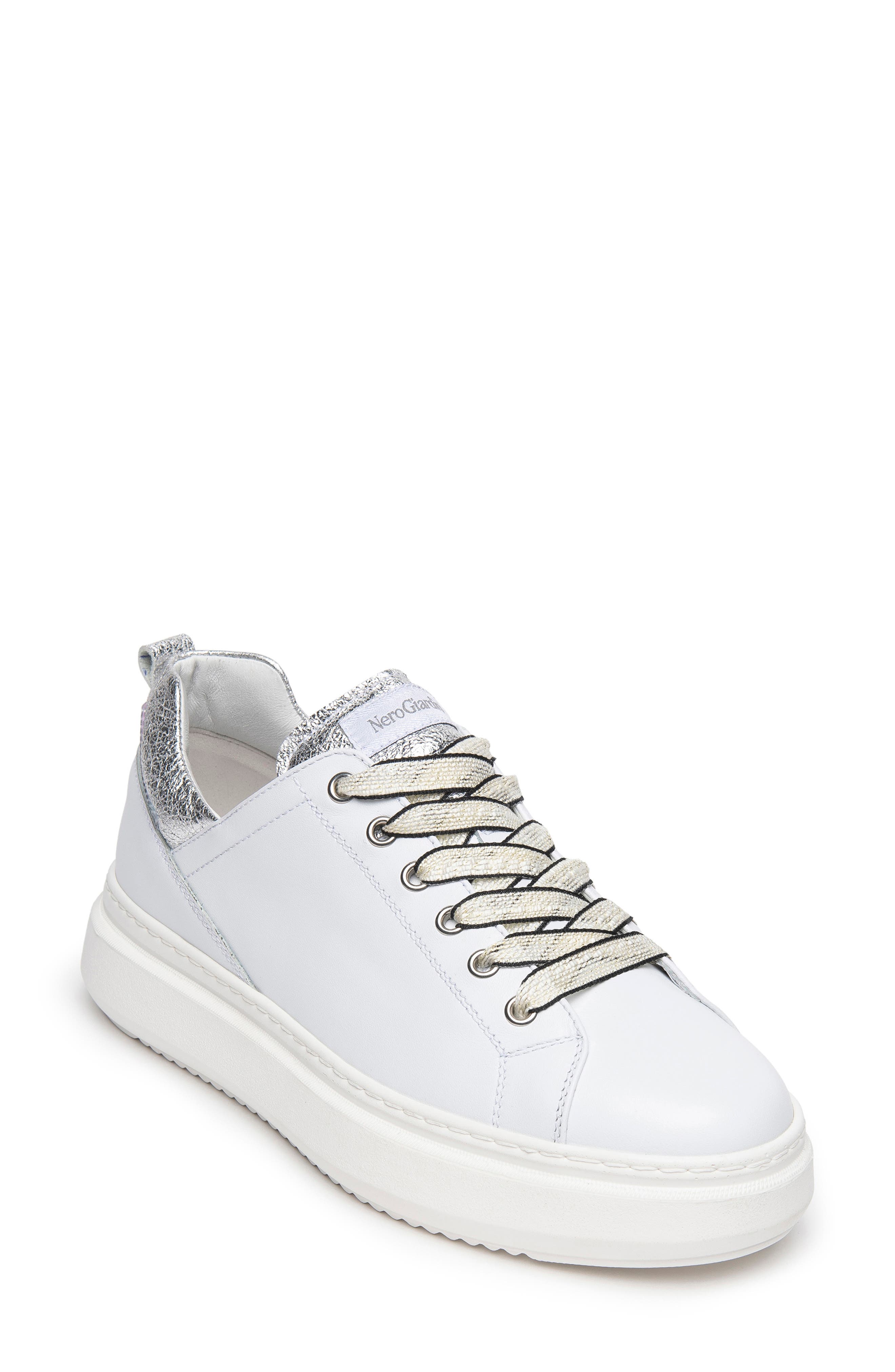 NeroGiardini Platform Sneaker, Main, color, 