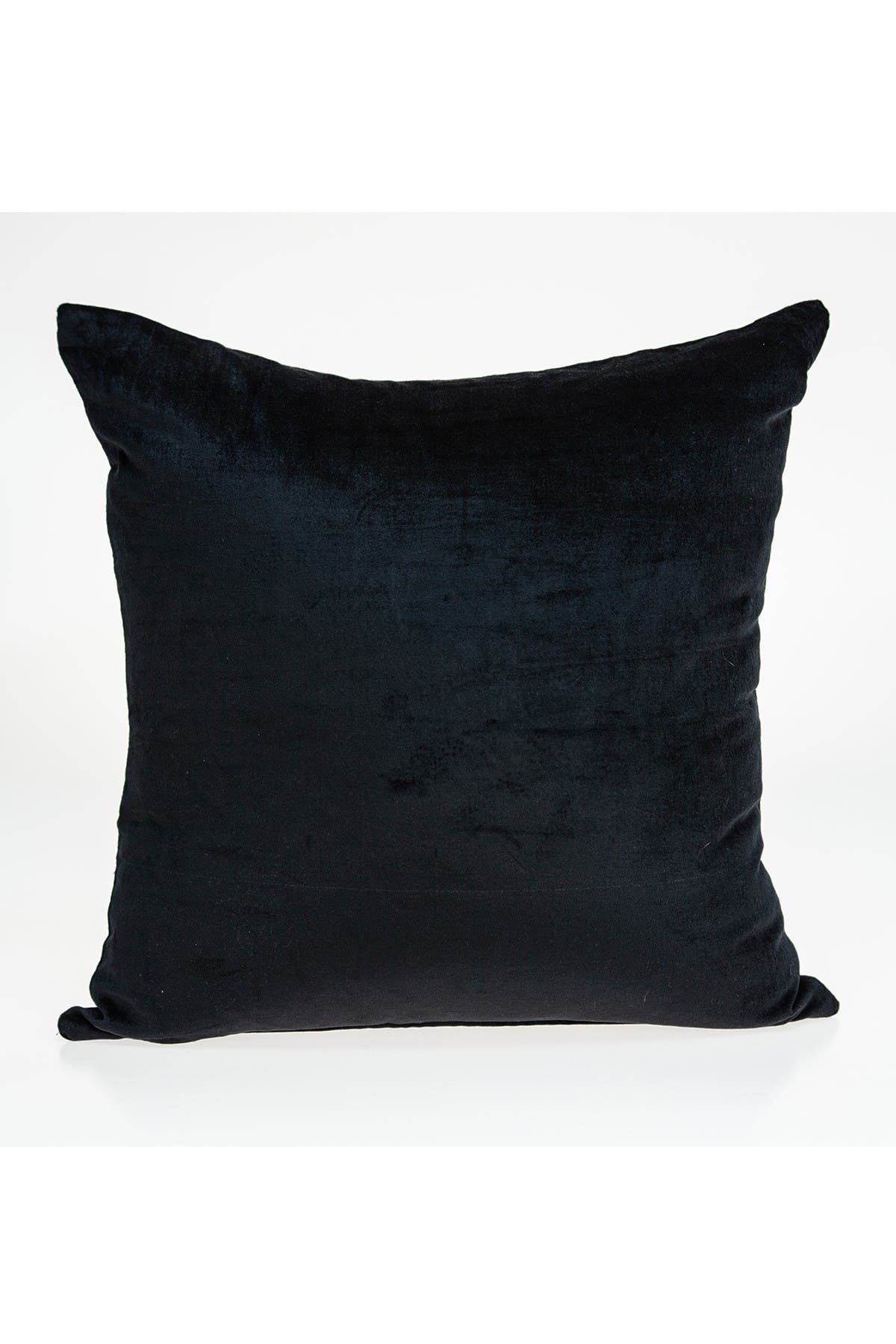 PARKLAND COLLECTION Spano Transitional Solid Pillow - 18" x 18" - Black