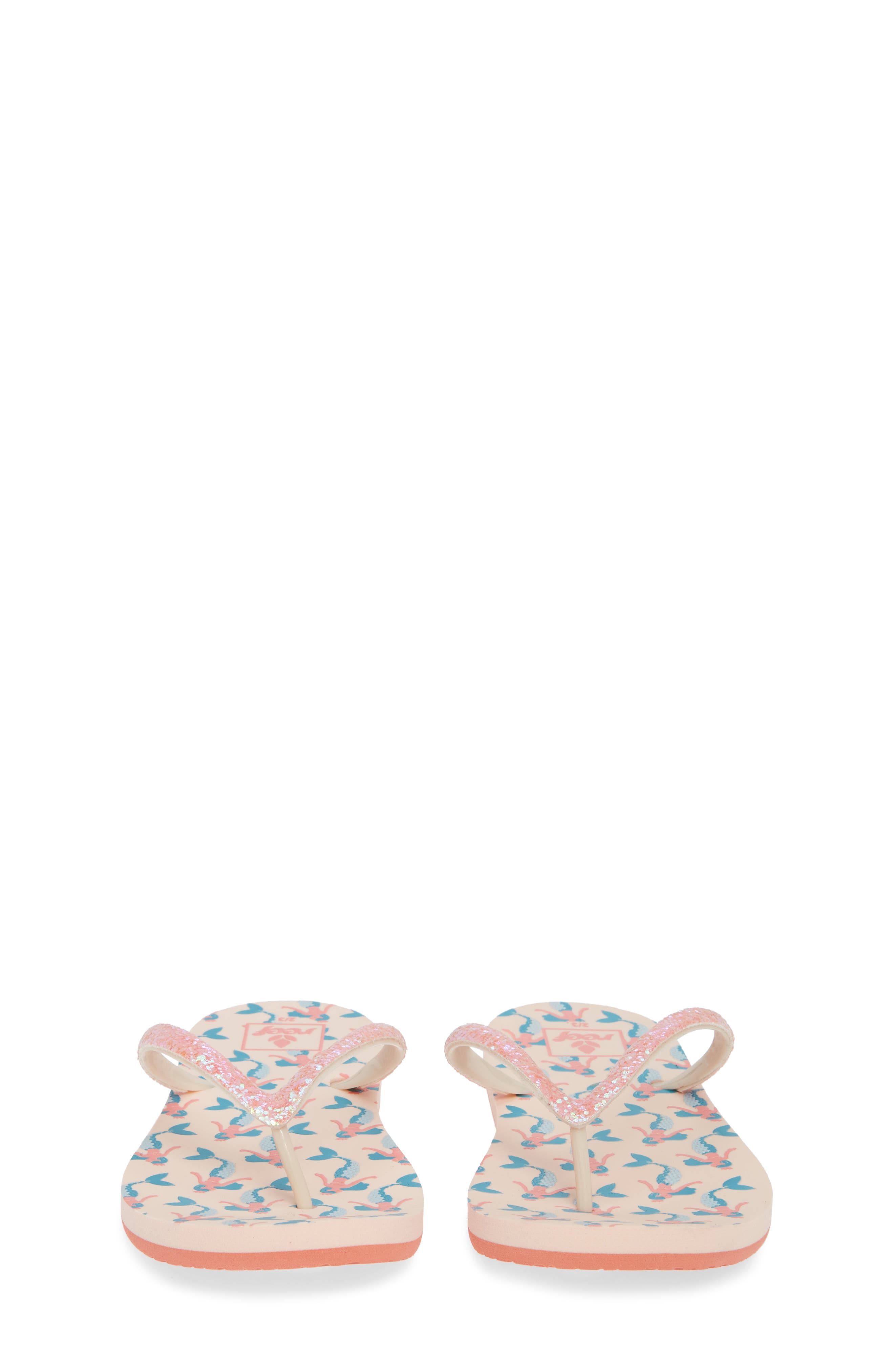 Little Stargazer Print Flip Flop, Alternate, color, PINK MERMAID