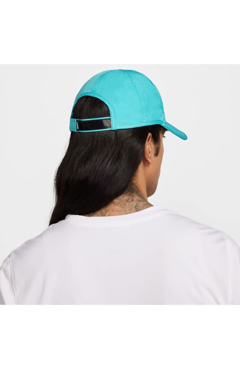 Nike Turquoise Featherlight Club Performance Adjustable Hat, Alternate, color,