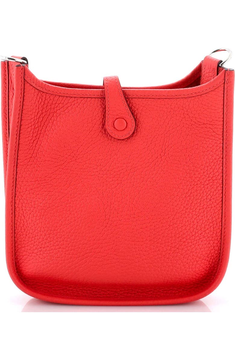 Pre-Owned Hermes Evelyne Bag Gen III Clemence TPM, Alternate, color, Rouge Pivoine