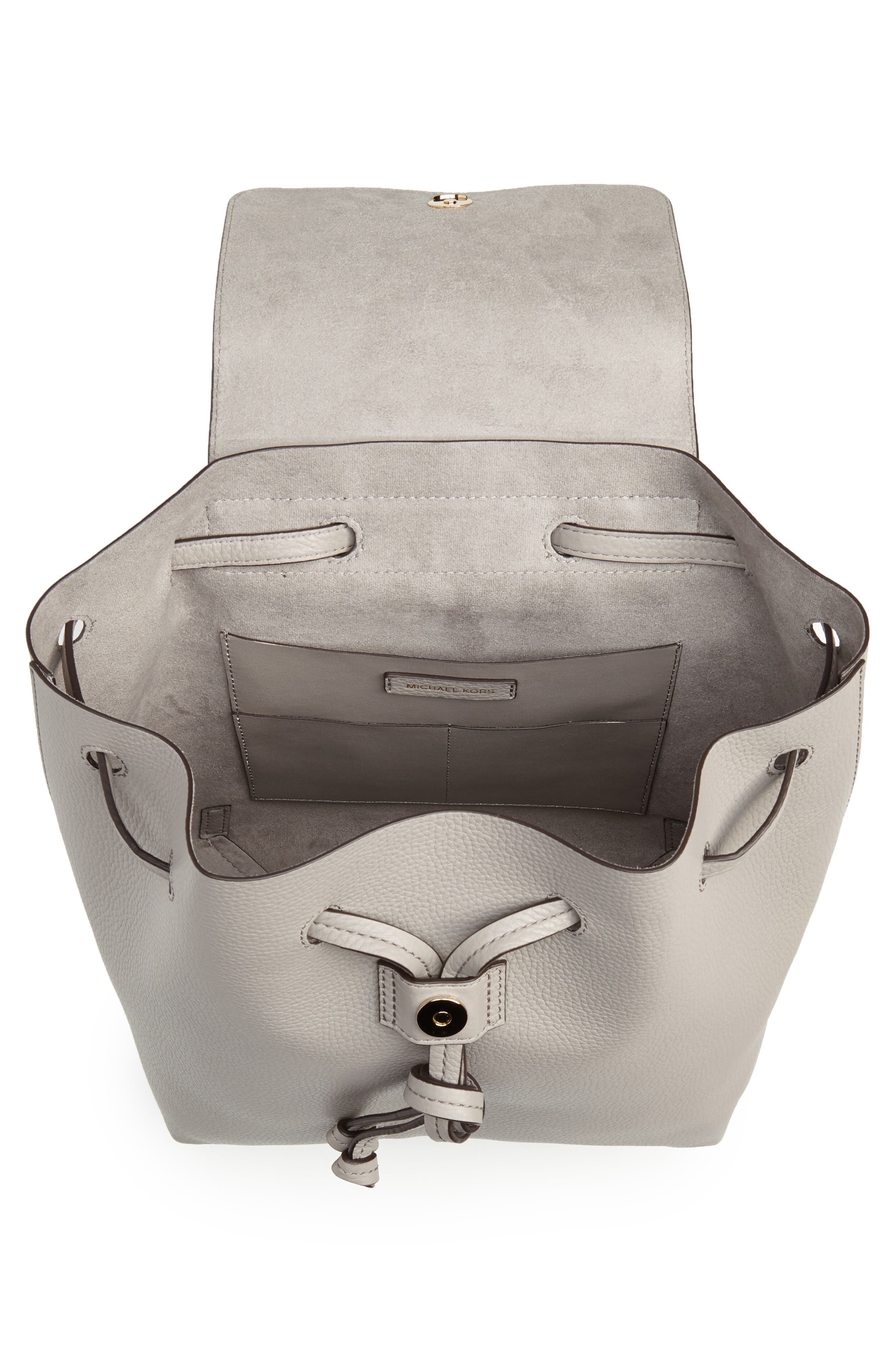 MICHAEL Michael Kors Medium Leather Backpack, Alternate, color, 