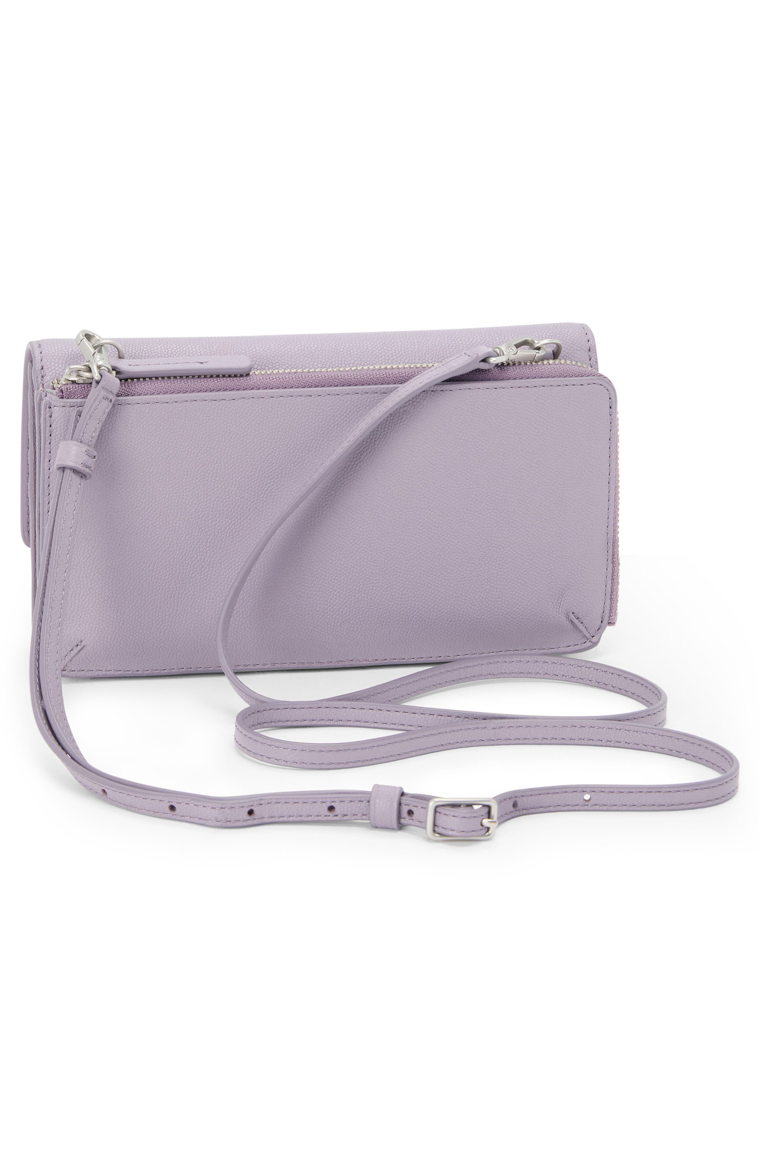 TUMI Leather Crossbody Wallet, Alternate, color, 