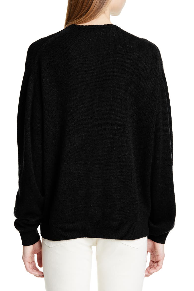 Sam Cashmere Sweater, Alternate, color, BLACK