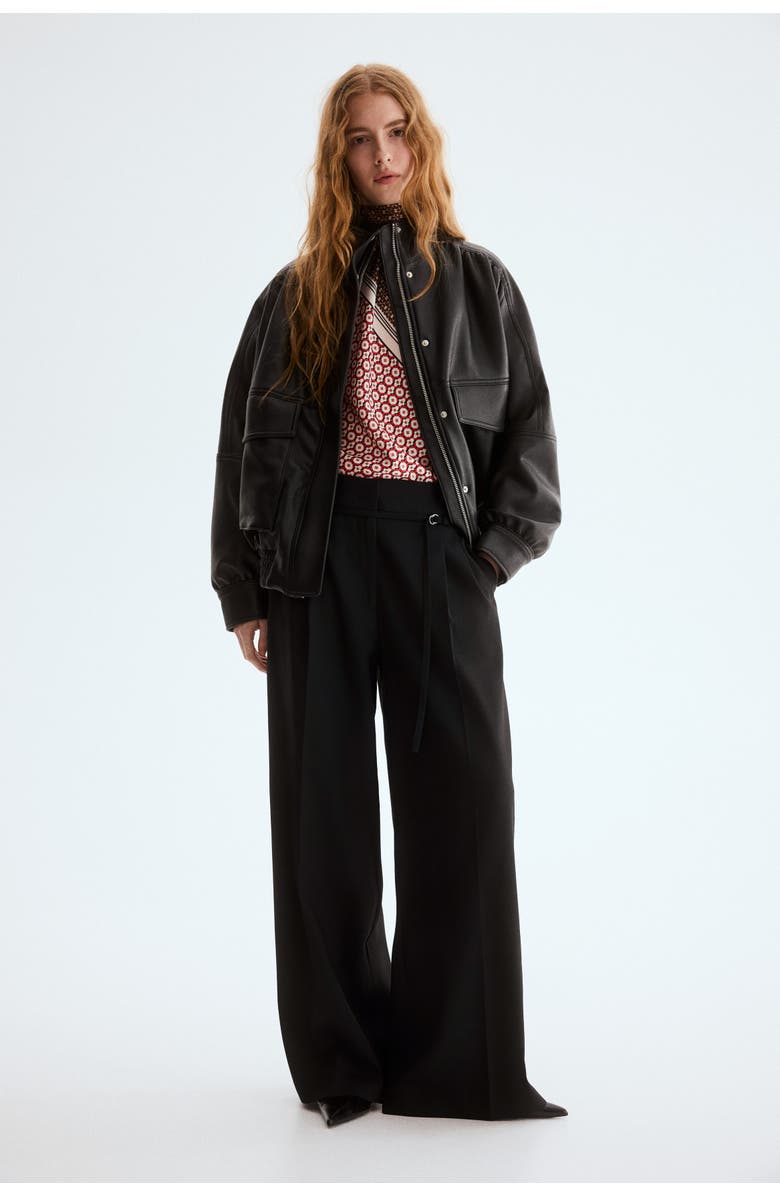 H&M Dress pants, Main, color, Black