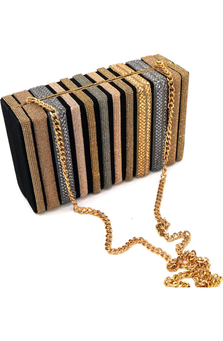 Simitri Etoile Clutch, Alternate, color, Metallic