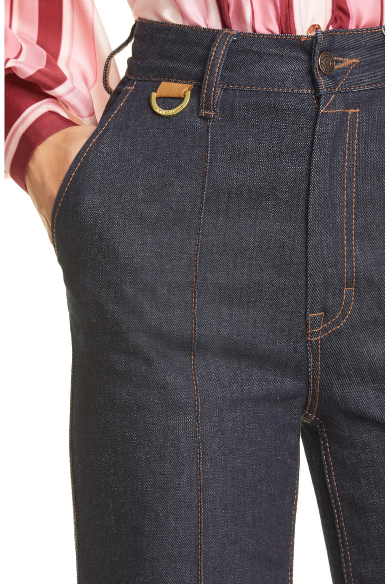 Concert High Waist Super Flare Jeans, Alternate, color, DENIM