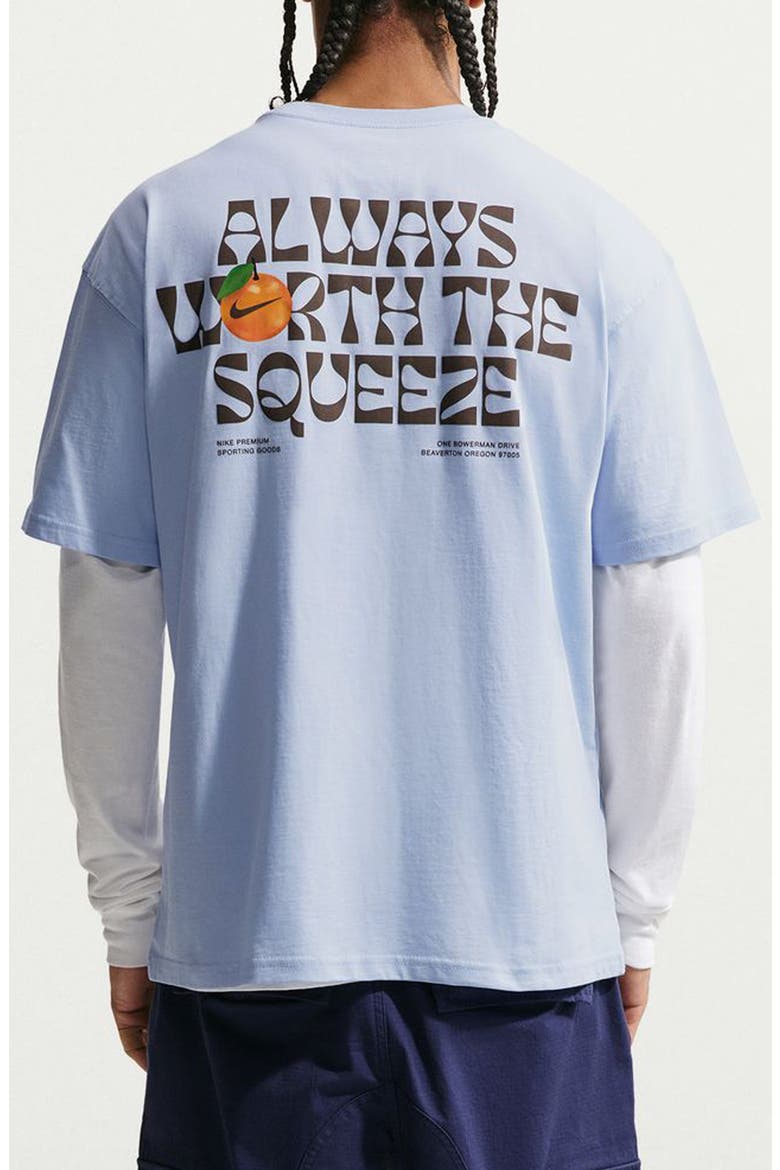 Sportswear Graphic Cotton T-shirt, Alternate, color, HYDROGEN BLUE