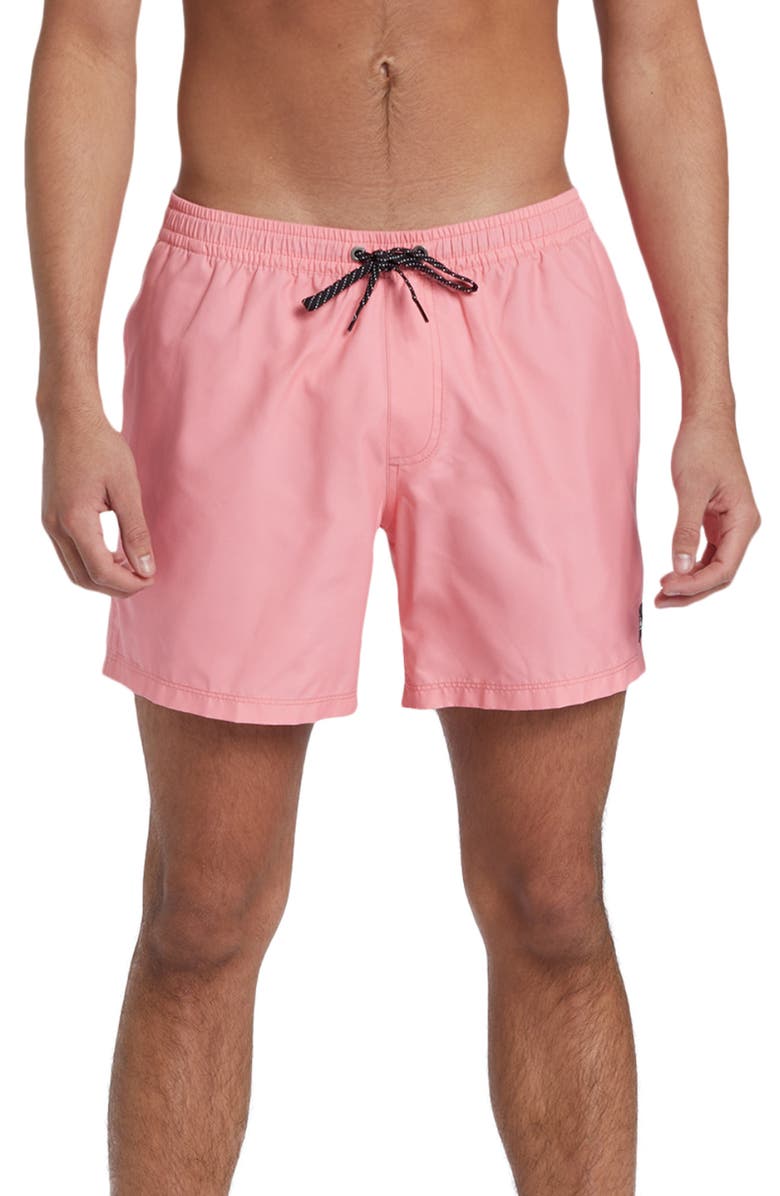 Quiksilver Everyday Volley Swim Trunks, Main, color, Strawberry