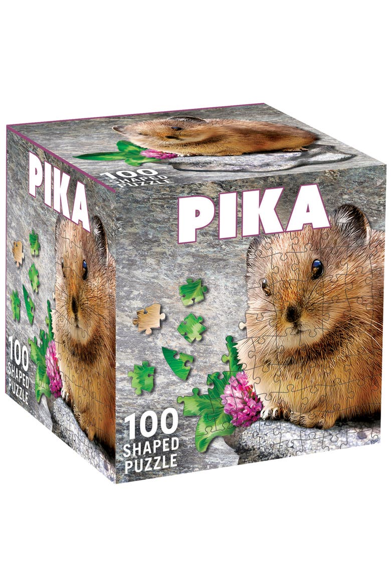 Pika 100 Piece Shaped Jigsaw Puzzle, Main, color, Multicolor