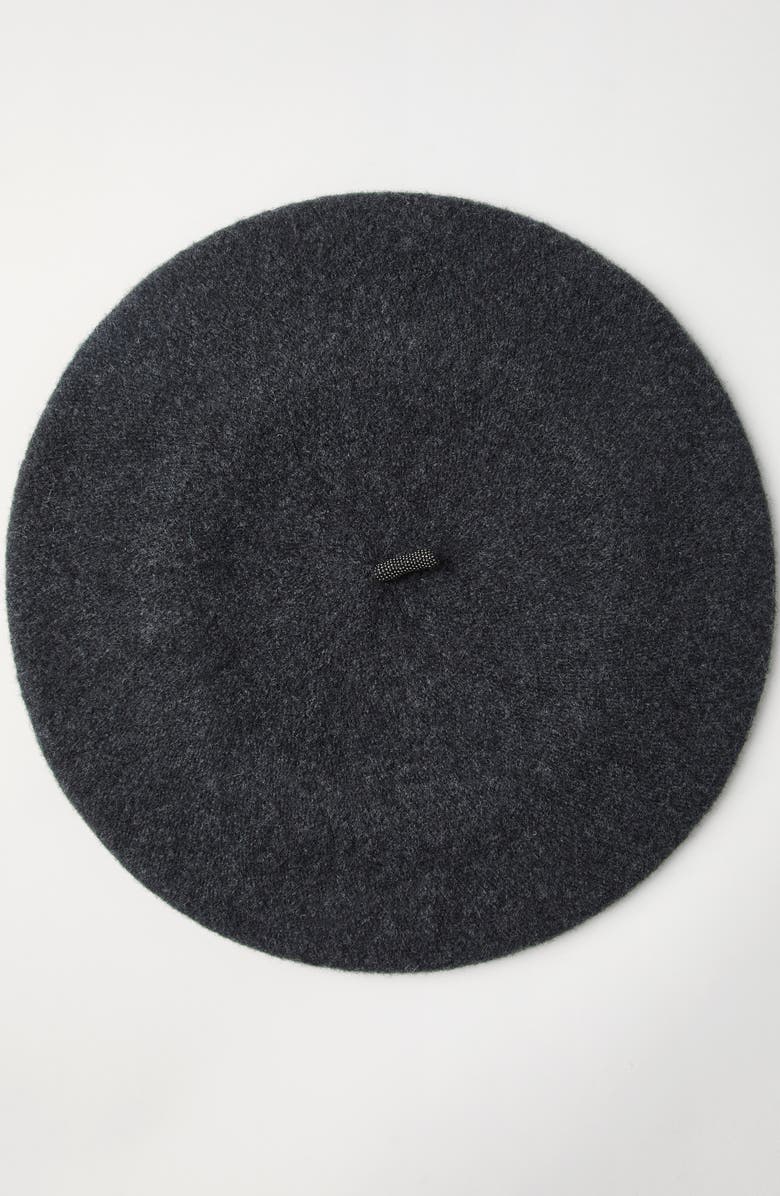 Brunello Cucinelli Wool beret, Alternate, color, 