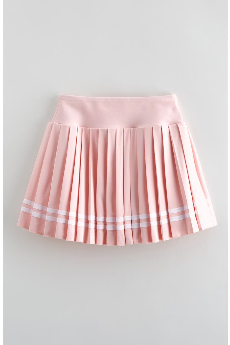 Kids' Backspin Pleated Skort, Alternate, color, PINK BEACH