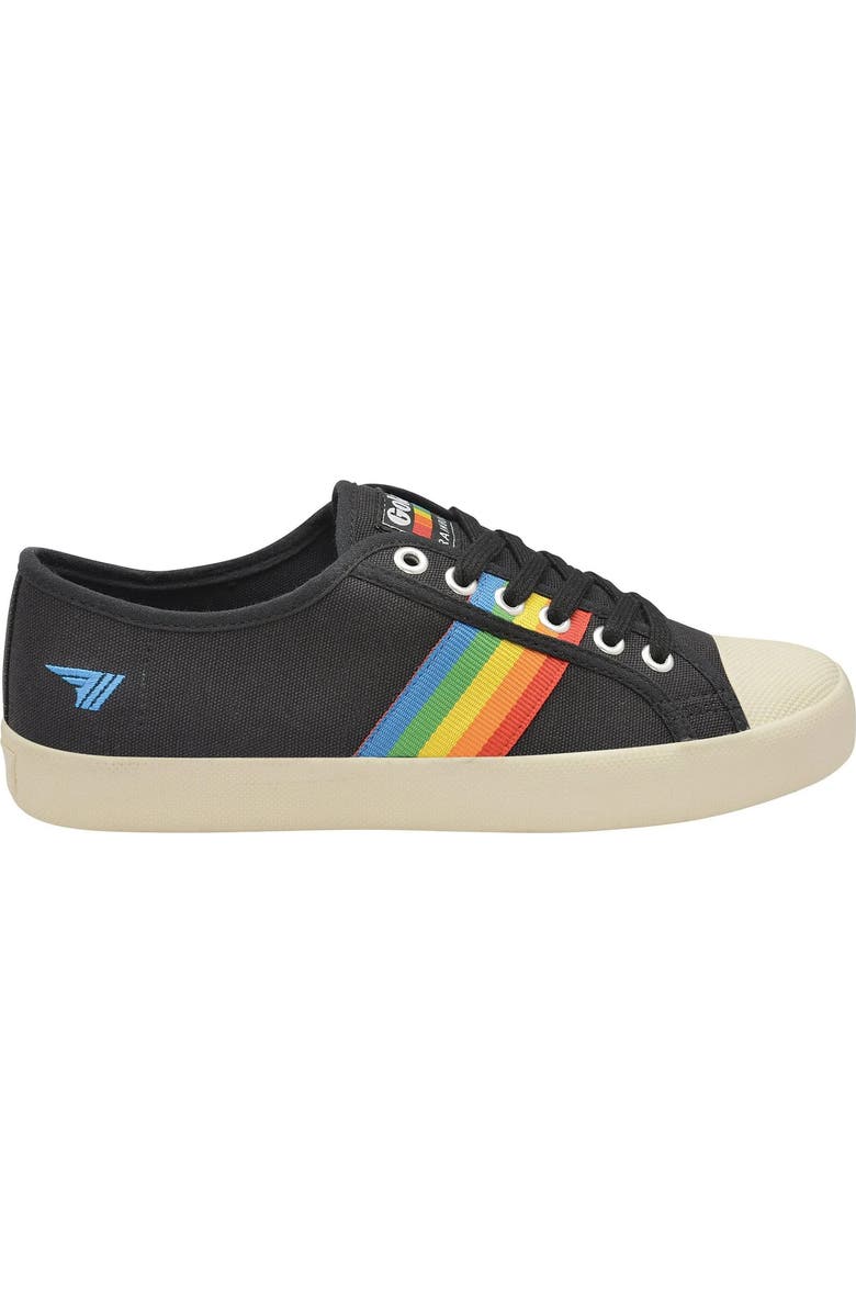 Gola Coaster Rainbow Striped Sneaker, Alternate, color,