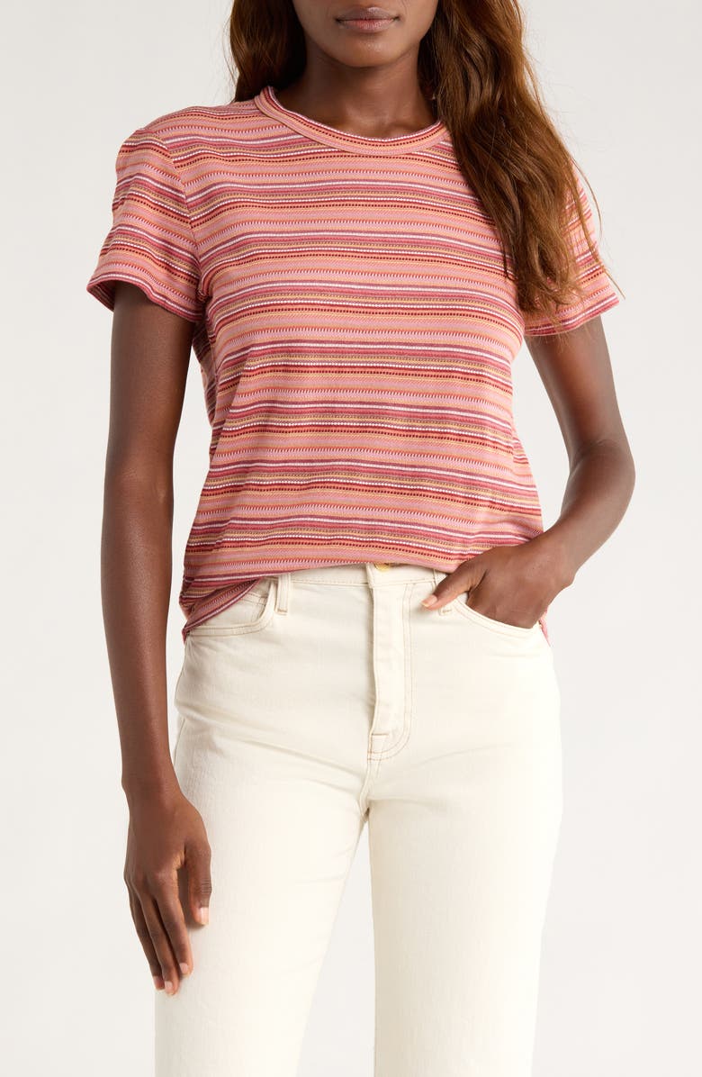 Marine Layer Jacquard Stripe Shirt, Main, color, 
