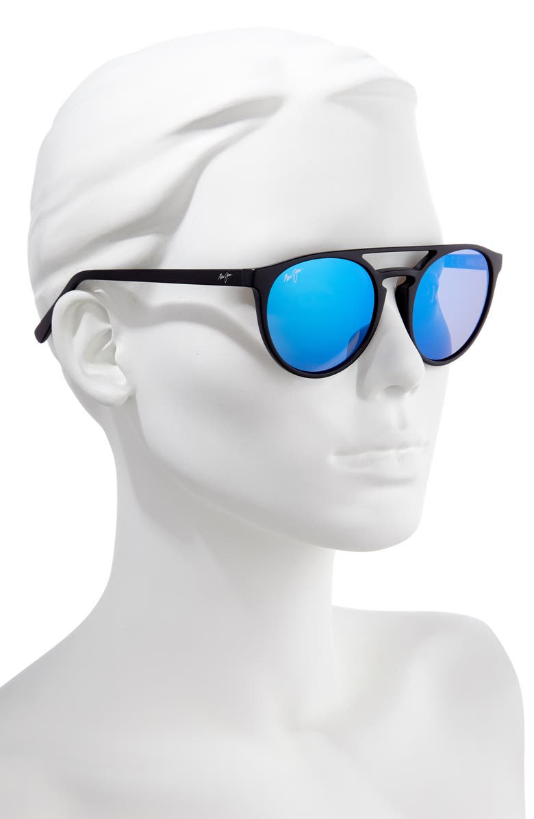 Maui Jim Ah Dang! 52mm PolarizedPlus2<sup>®</sup> Flat Top Sunglasses, Alternate, color, 
