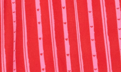 Honeydew Quiet Night Long Sleeve Button-up Top & Pants Pajamas In Red