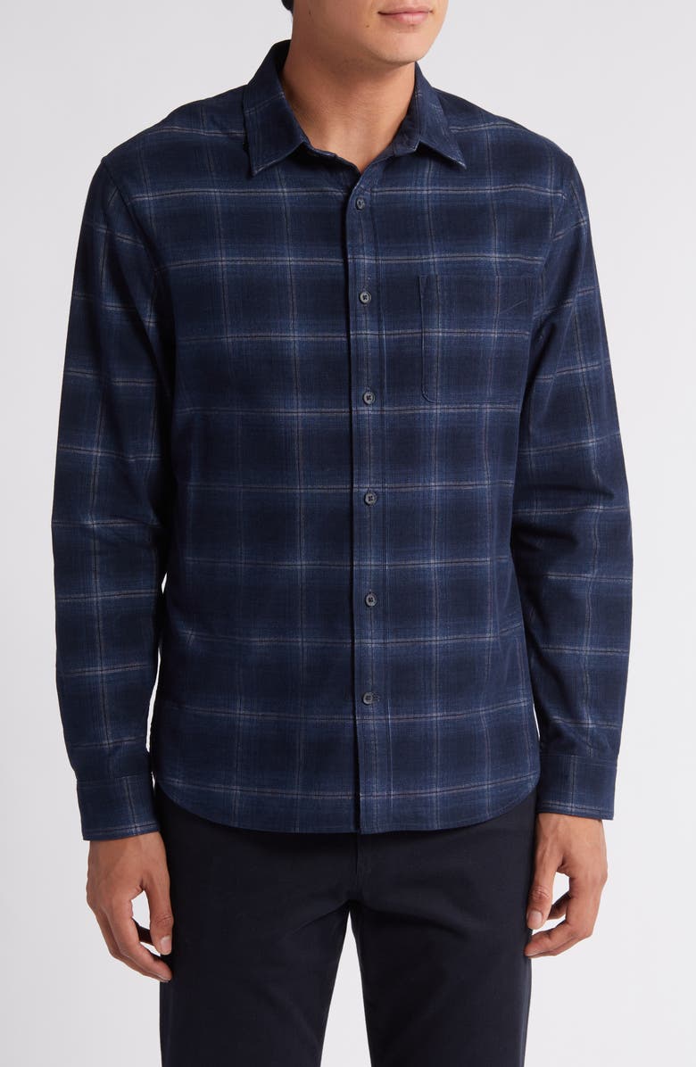 Vince Plaid Corduroy Button-Up Shirt, Main, color,