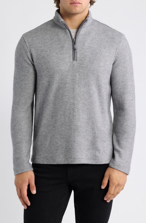Dalton Melange Quarter Zip Pullover