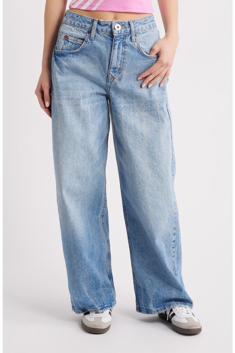 Jaya Wide Leg Jeans, Main, color, LIGHT VINTAGE