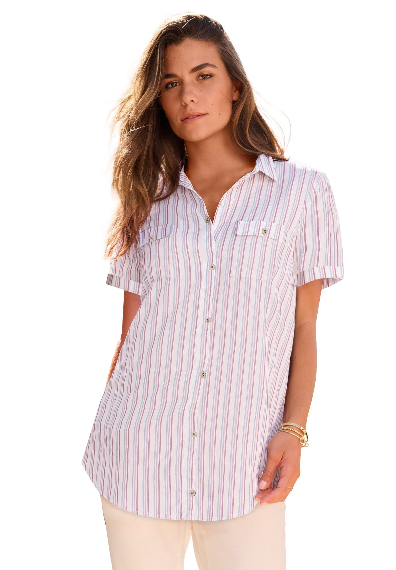 WHITE TRIPLE STRIPE