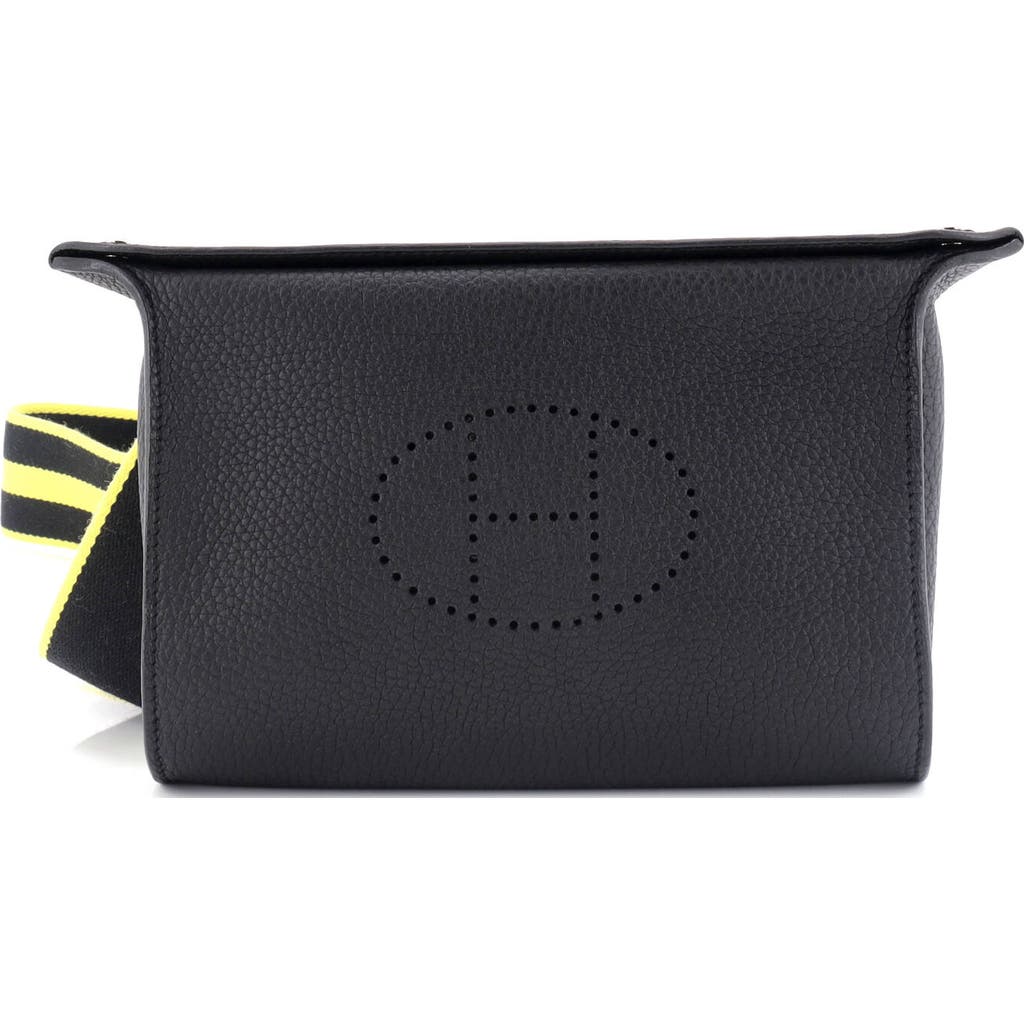 Pre-owned Hermes Hermes Videpoches Bag Togo In Black