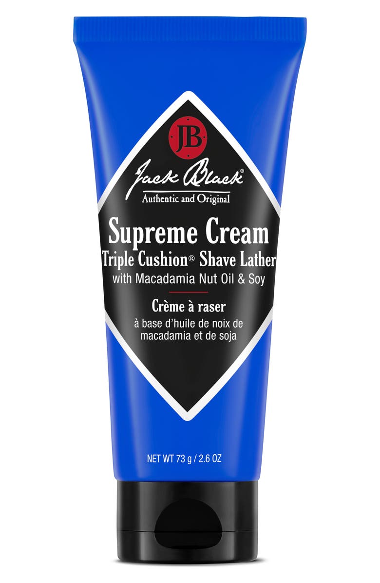Jack Black Travel Size Supreme Cream<sup>™</sup> Triple Cushion<sup>™</sup> Shave Lather, Main, color, 