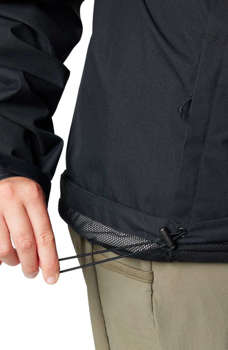 Columbia Hikebound II Waterproof Jacket, Alternate, color, Black