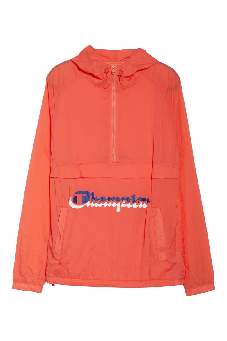 Manorak Packable Jacket, Alternate, color, GROOVY PAPAYA