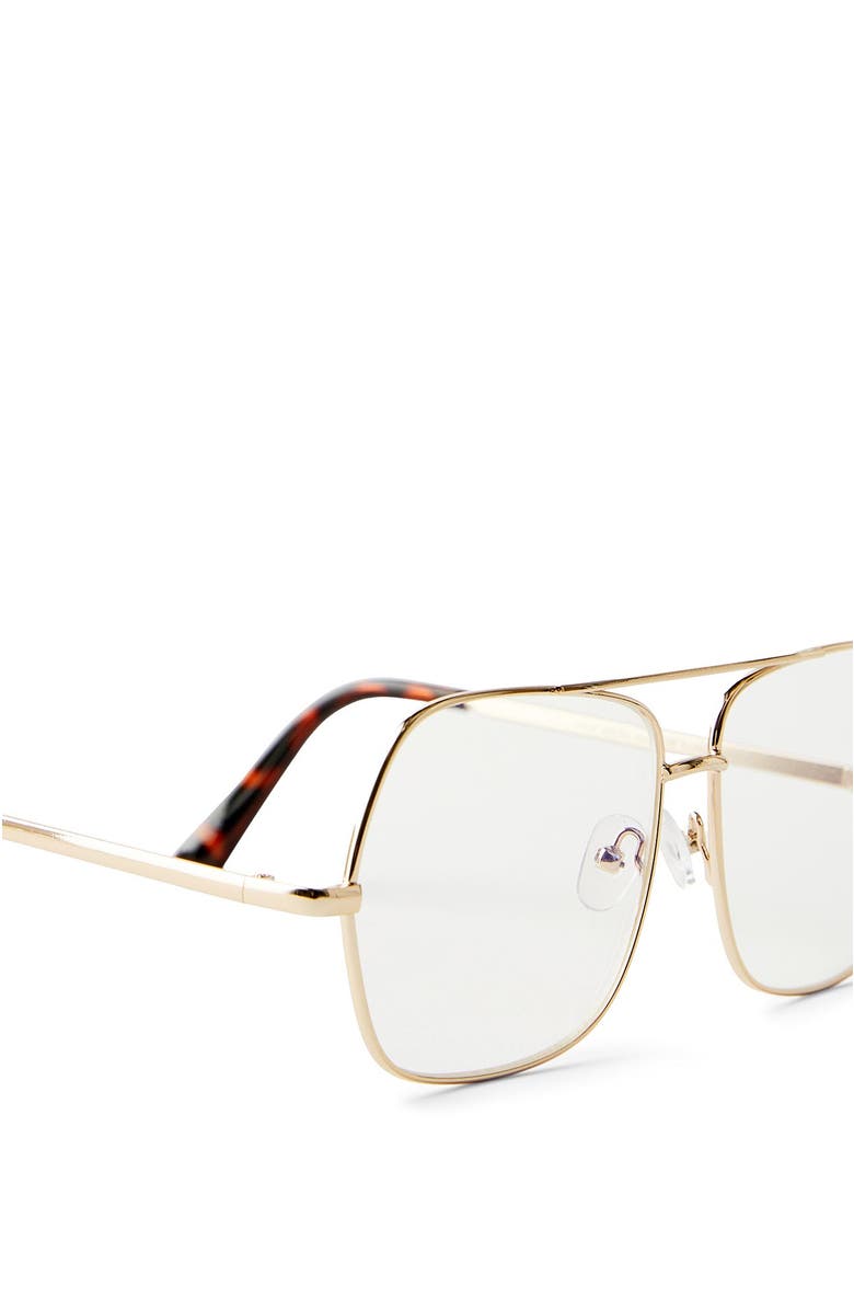 Cotton On Jade Metal Aviator Sunglasses, Alternate, color, 