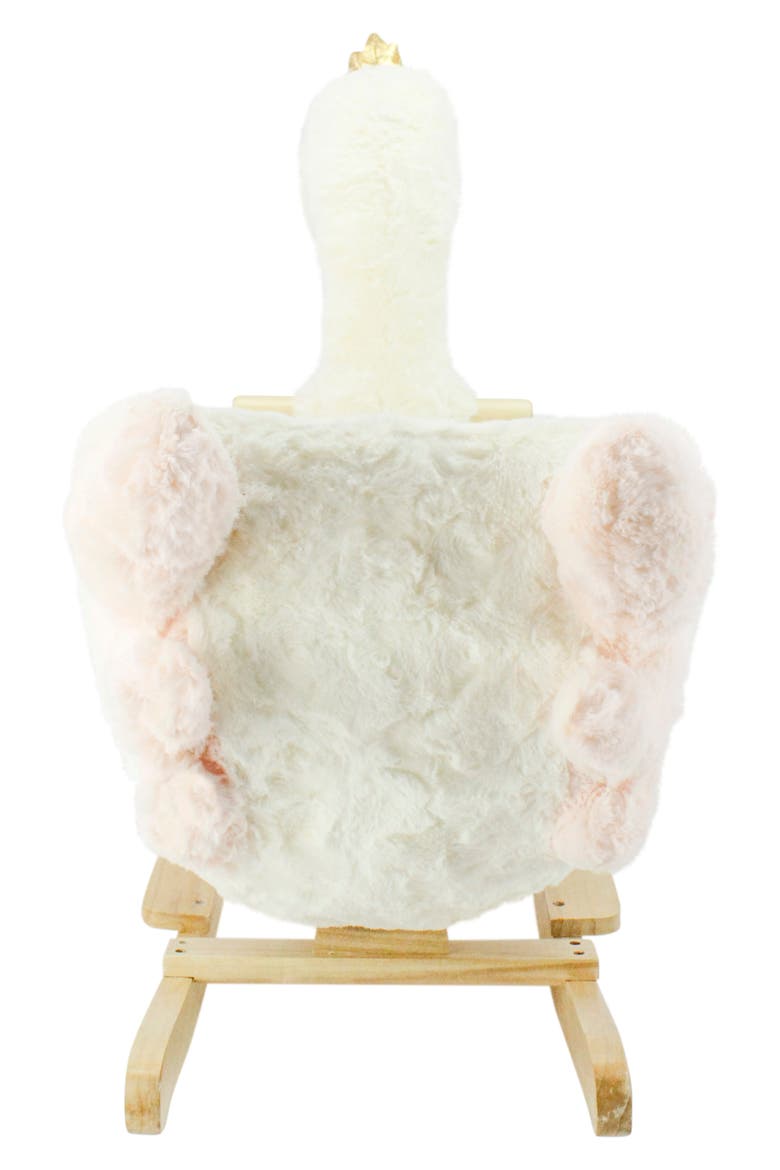 Soft Landing™ Swan JoyRides™ Rocker, Alternate, color, CREAM