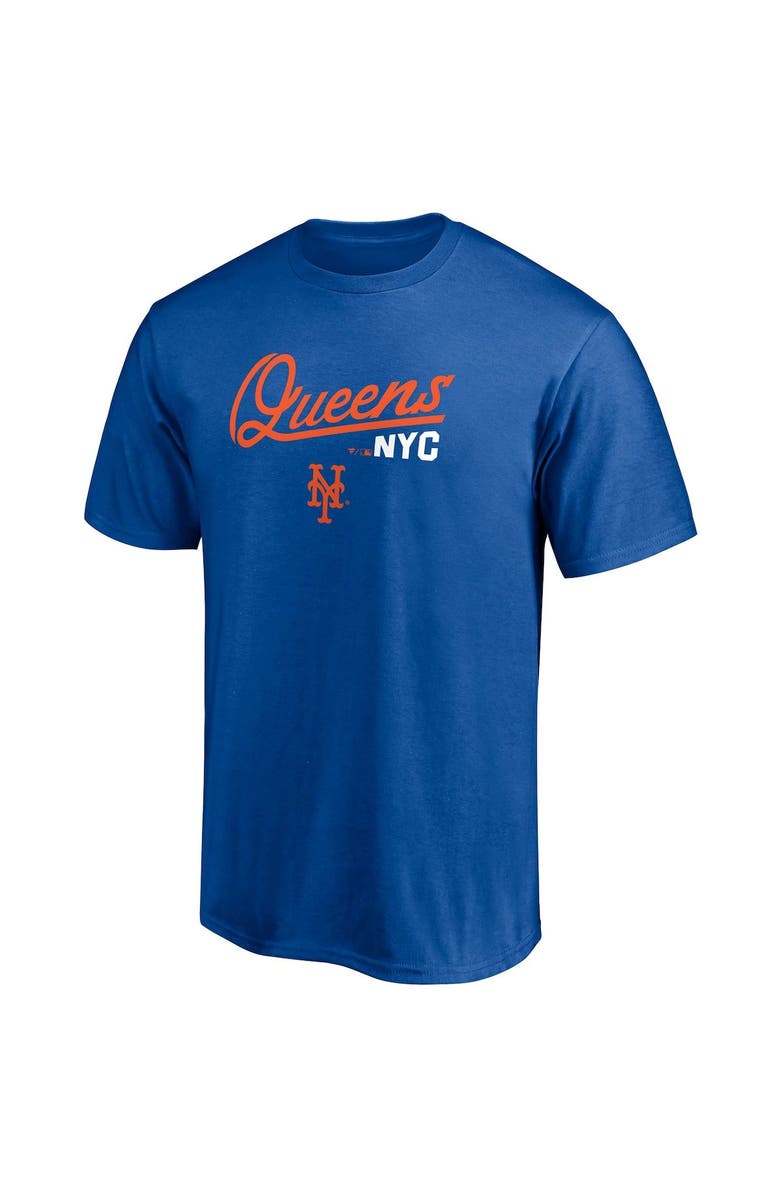 BREAKINGT Men's Royal New York Mets Local T-Shirt, Alternate, color,